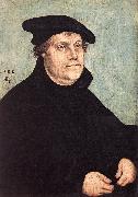 CRANACH, Lucas the Elder Portrait of Martin Luther dfg oil painting artist
